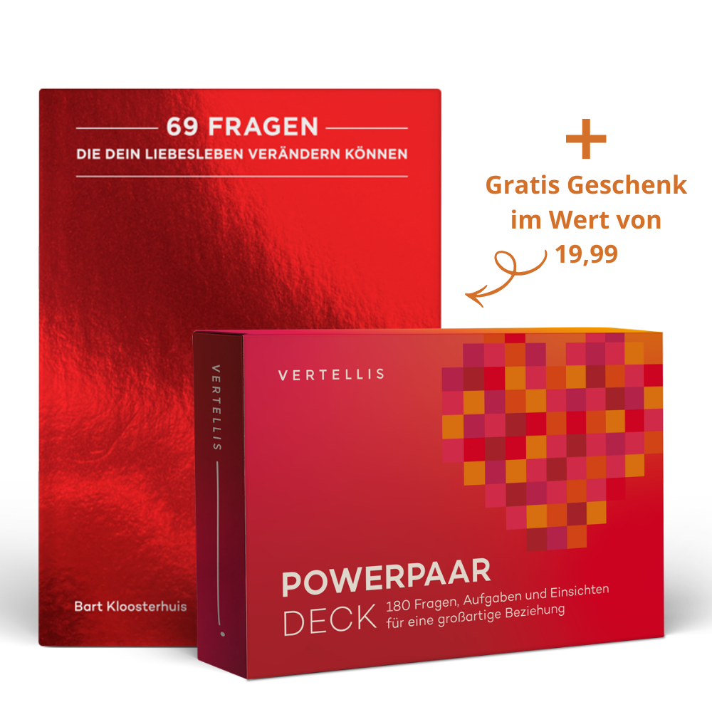 Das Powerpaar Deck + Buch: 69 Fragen (KOSTENLOS)