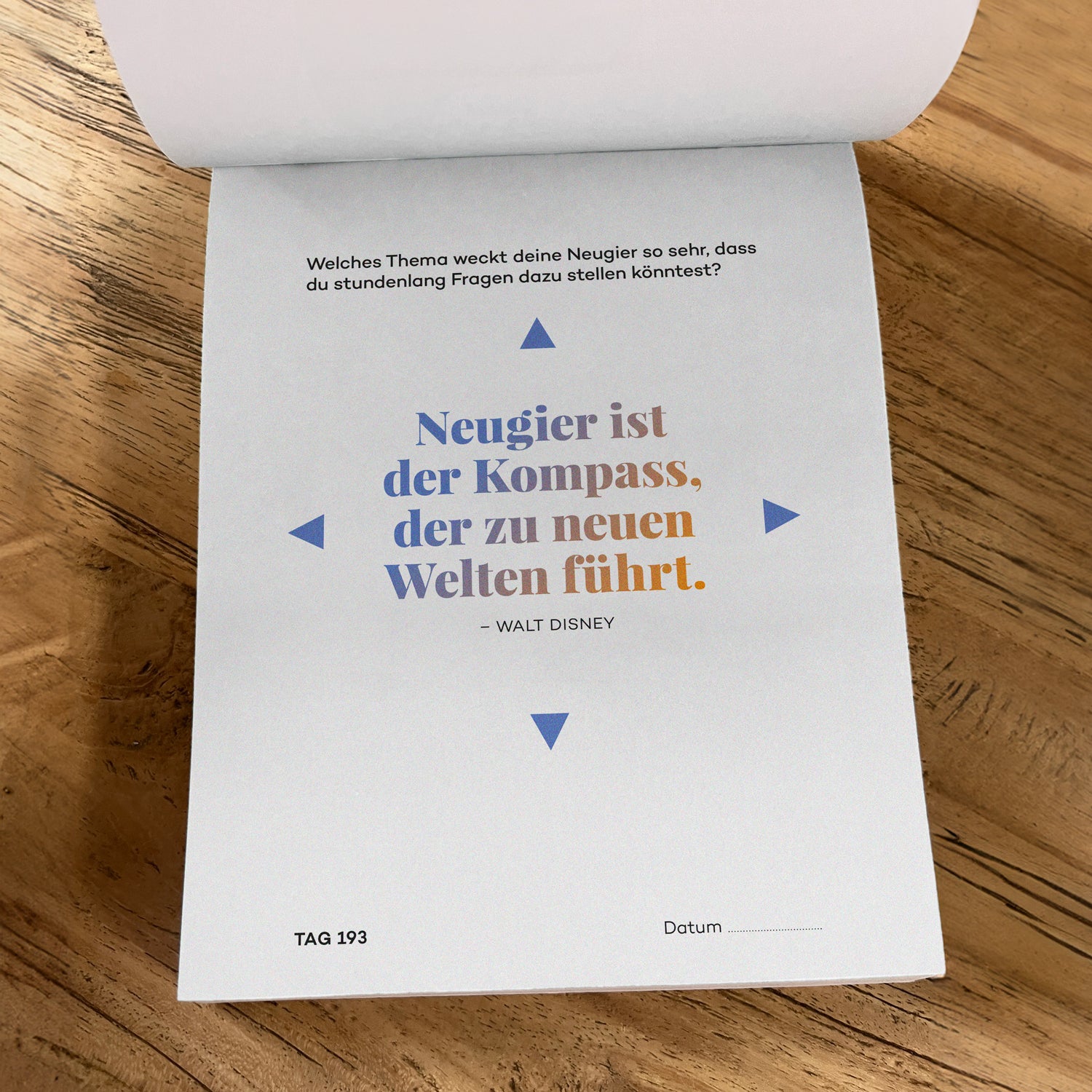 Abreißkalender Tag für Tag