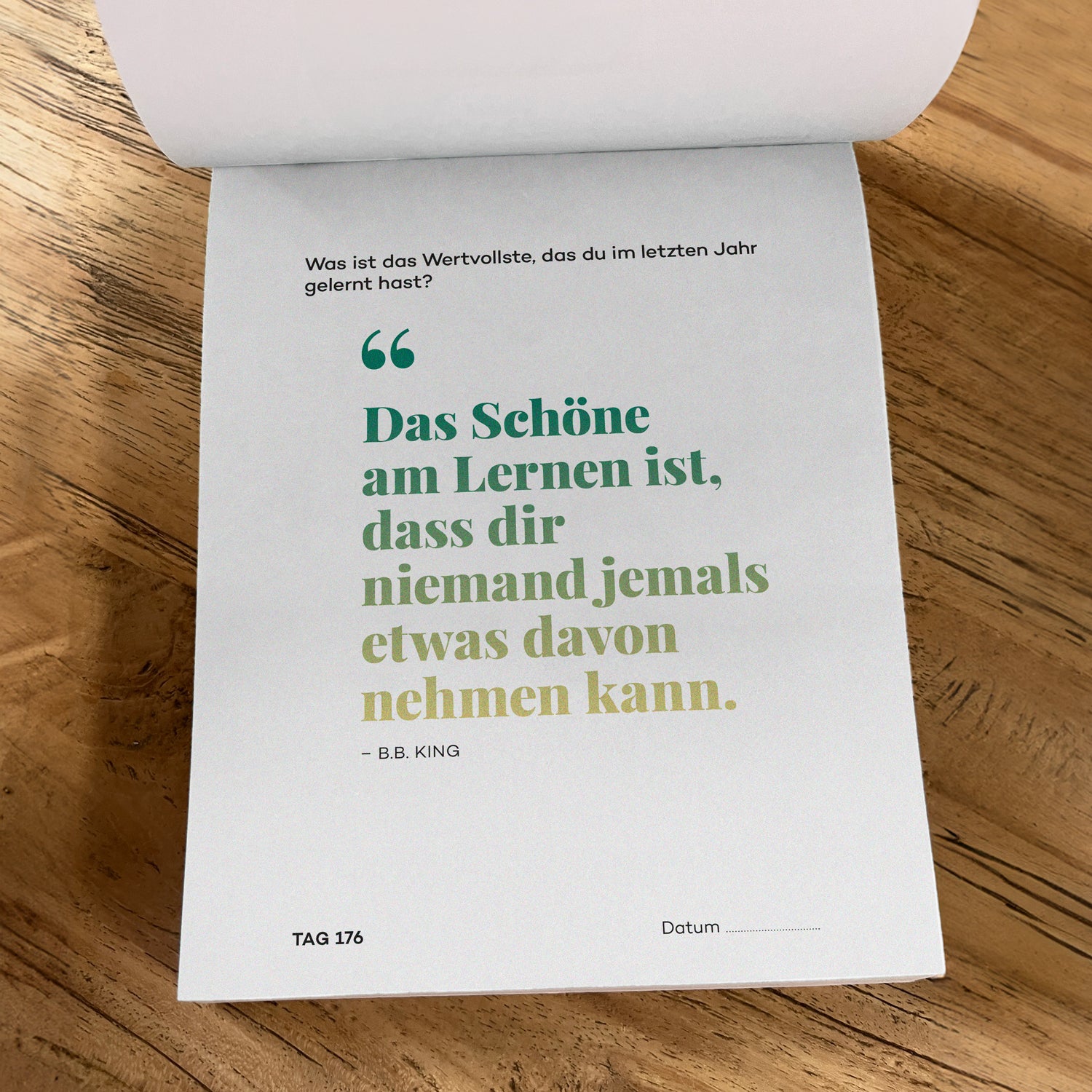 Abreißkalender Tag für Tag