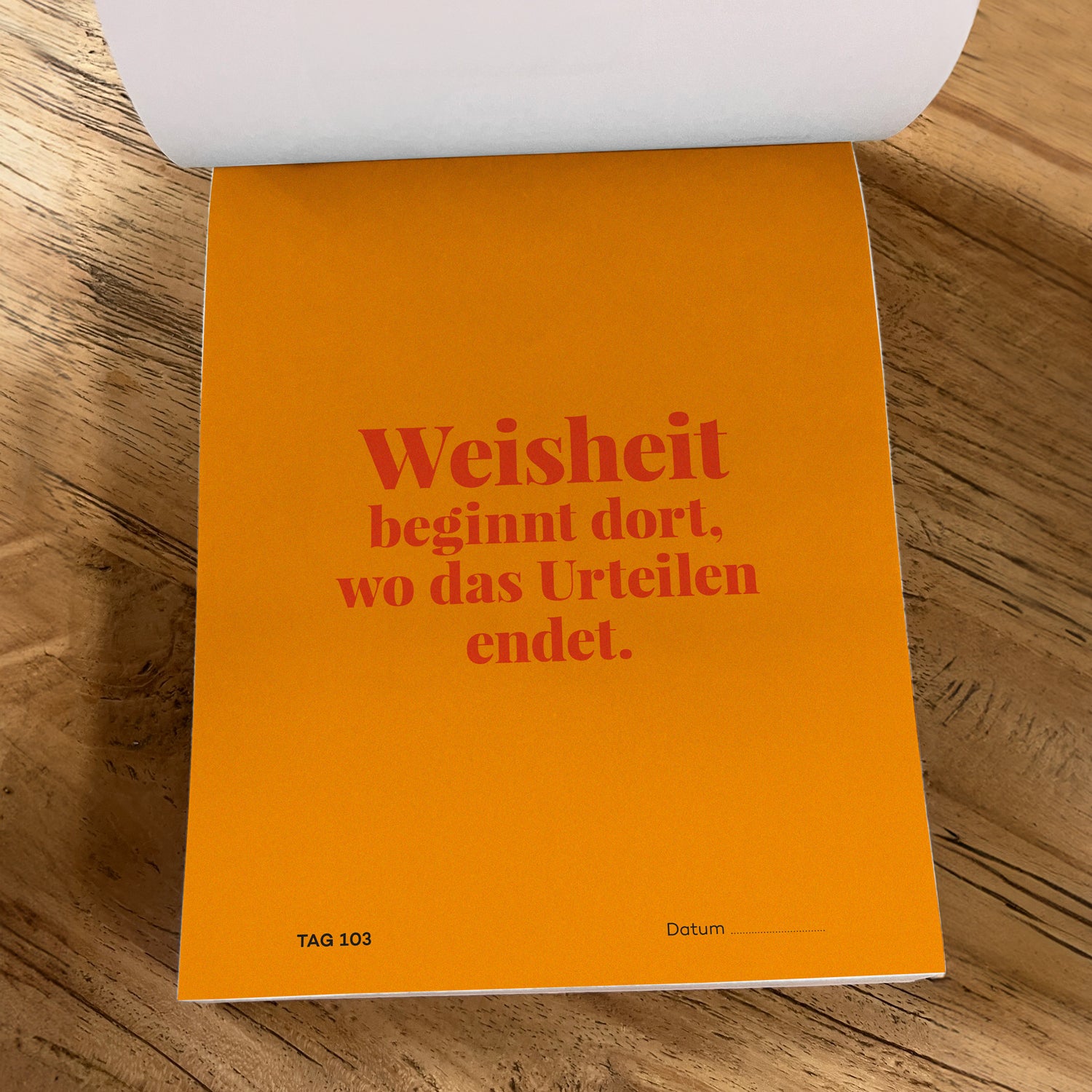 Abreißkalender Tag für Tag