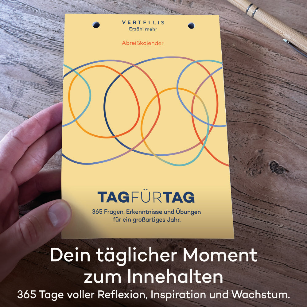 Abreißkalender Tag für Tag