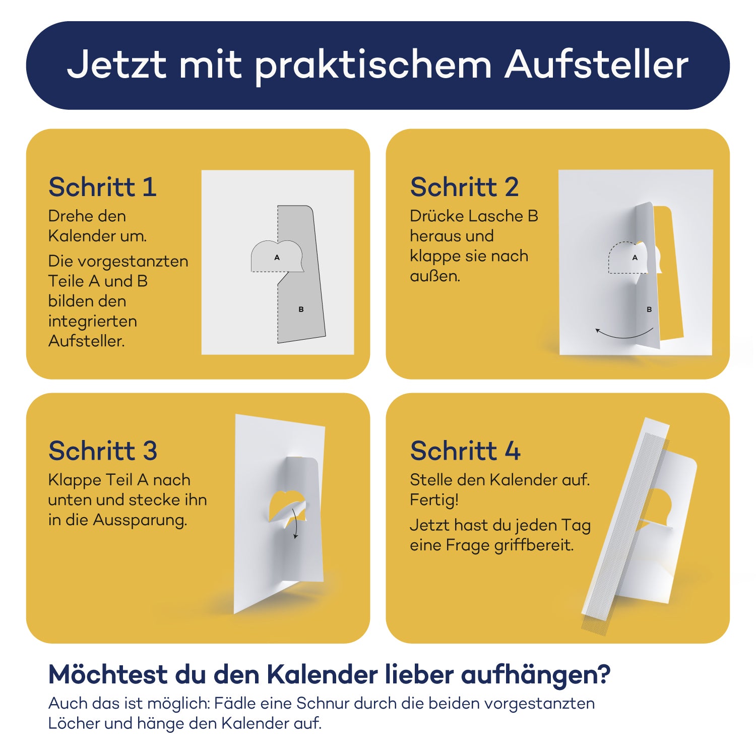 Abreißkalender Tag für Tag