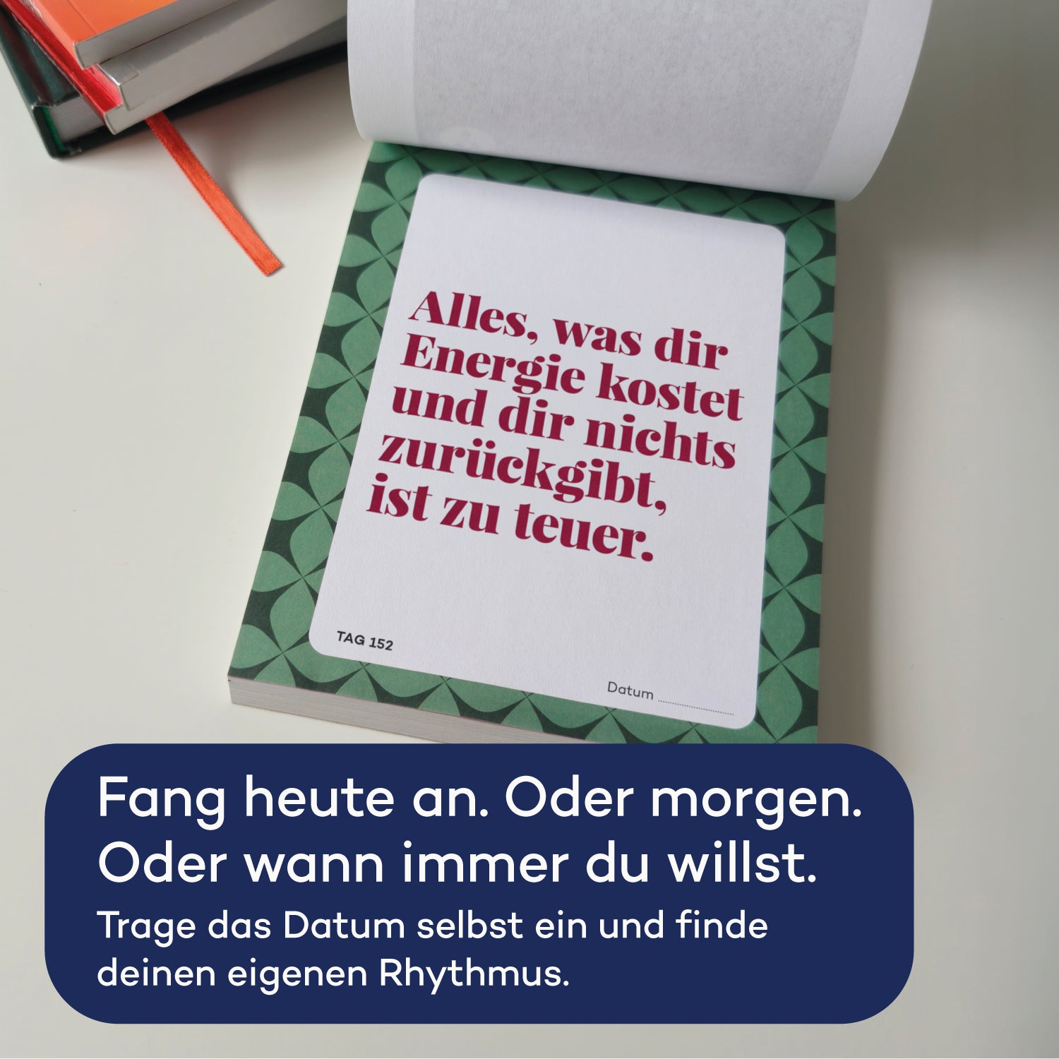 Abreißkalender Tag für Tag