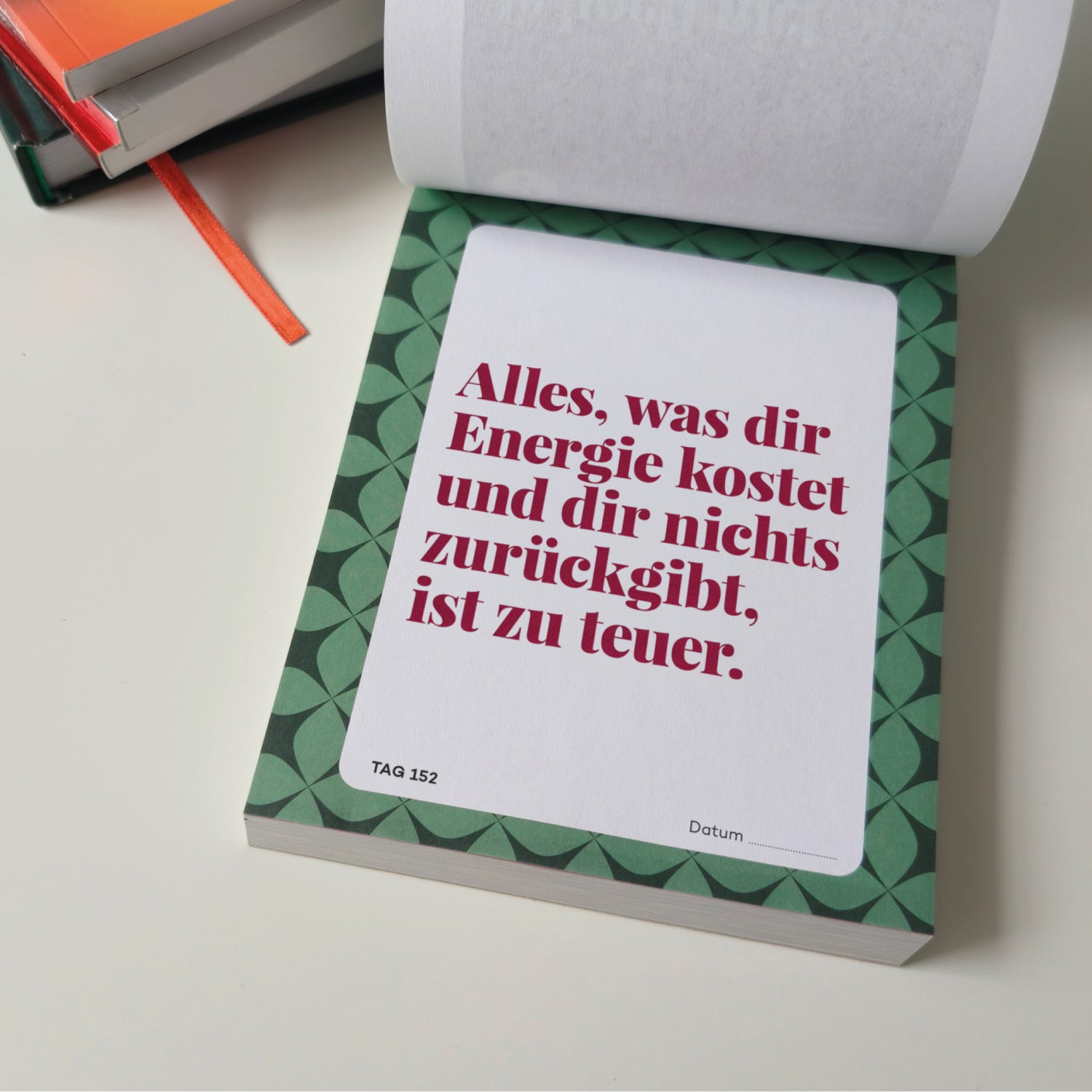 Abreißkalender Tag für Tag