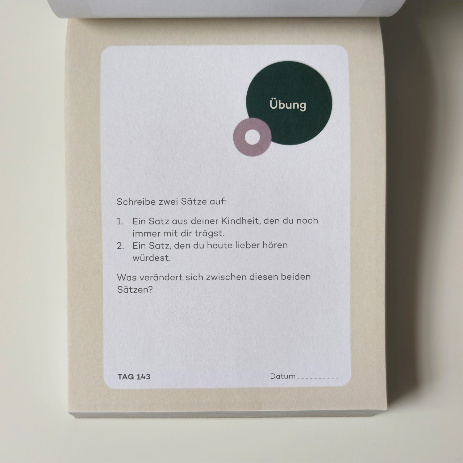 Abreißkalender Tag für Tag