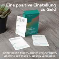 Geld und Dankbarkeit Deck - 60 Fragen und Aufgaben für ein bewusstes und positives finanzielles Mindset