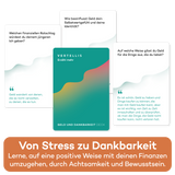 Geld und Dankbarkeit Deck - 60 Fragen und Aufgaben für ein bewusstes und positives finanzielles Mindset