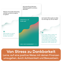 Geld und Dankbarkeit Deck - 60 Fragen und Aufgaben für ein bewusstes und positives finanzielles Mindset