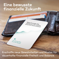 Geld und Dankbarkeit Deck - 60 Fragen und Aufgaben für ein bewusstes und positives finanzielles Mindset