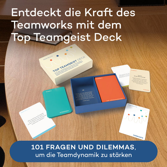 TOP Teamgeist Deck - 101 Fragen und Dilemmas für großartiges Teamwork