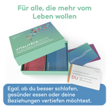 Vitalitätsdeck - 162 Fragen, Aufgaben und Erkenntnisse für mehr Vitalität und Glück