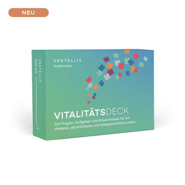 Vitalitätsdeck - 162 Fragen, Aufgaben und Erkenntnisse für mehr Vitalität und Glück