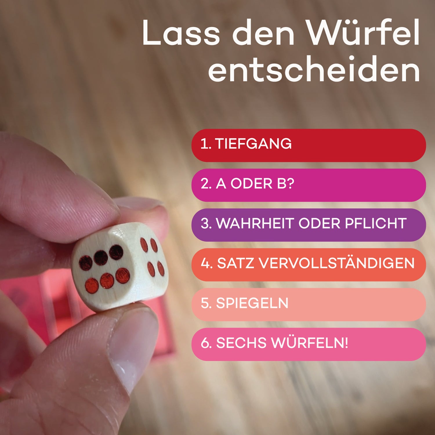 Sechs Würfeln in der Liebe + Gratis Buch