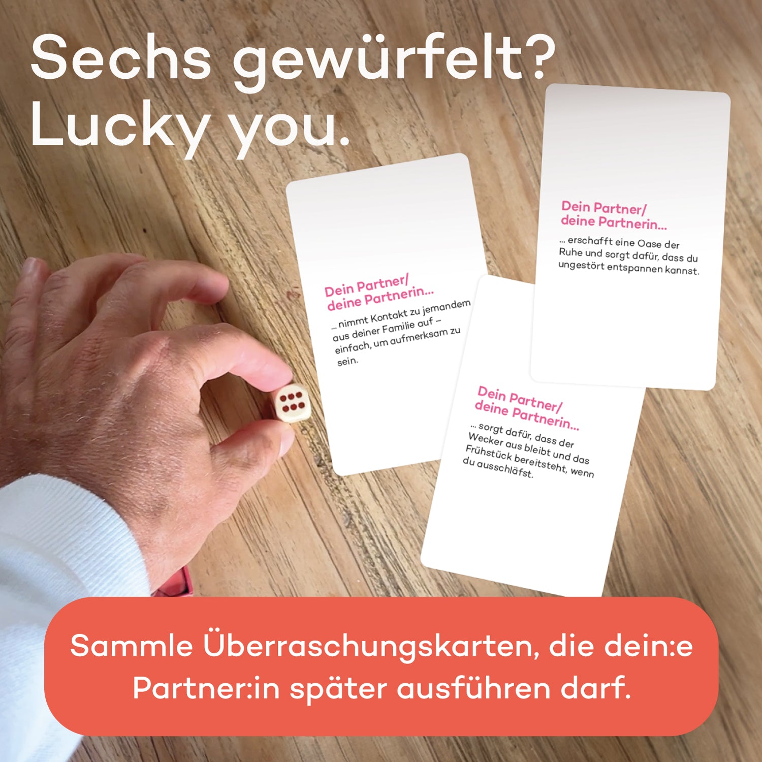 Sechs Würfeln in der Liebe + Gratis Buch