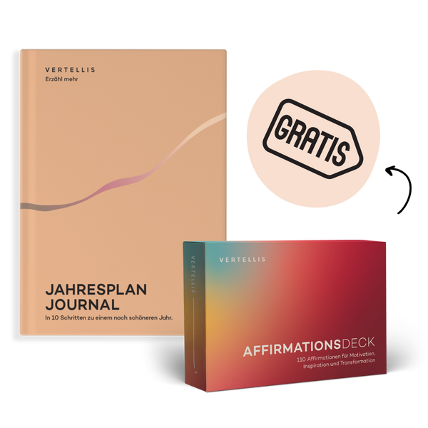 Spezialaktion für unsere Fans - Jahresplan Journal + gratis Affirmationsdeck