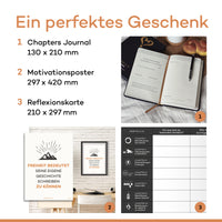 Chapters - Tagebuch für Dankbarkeit und Selbstreflexion 1+3 gratis!